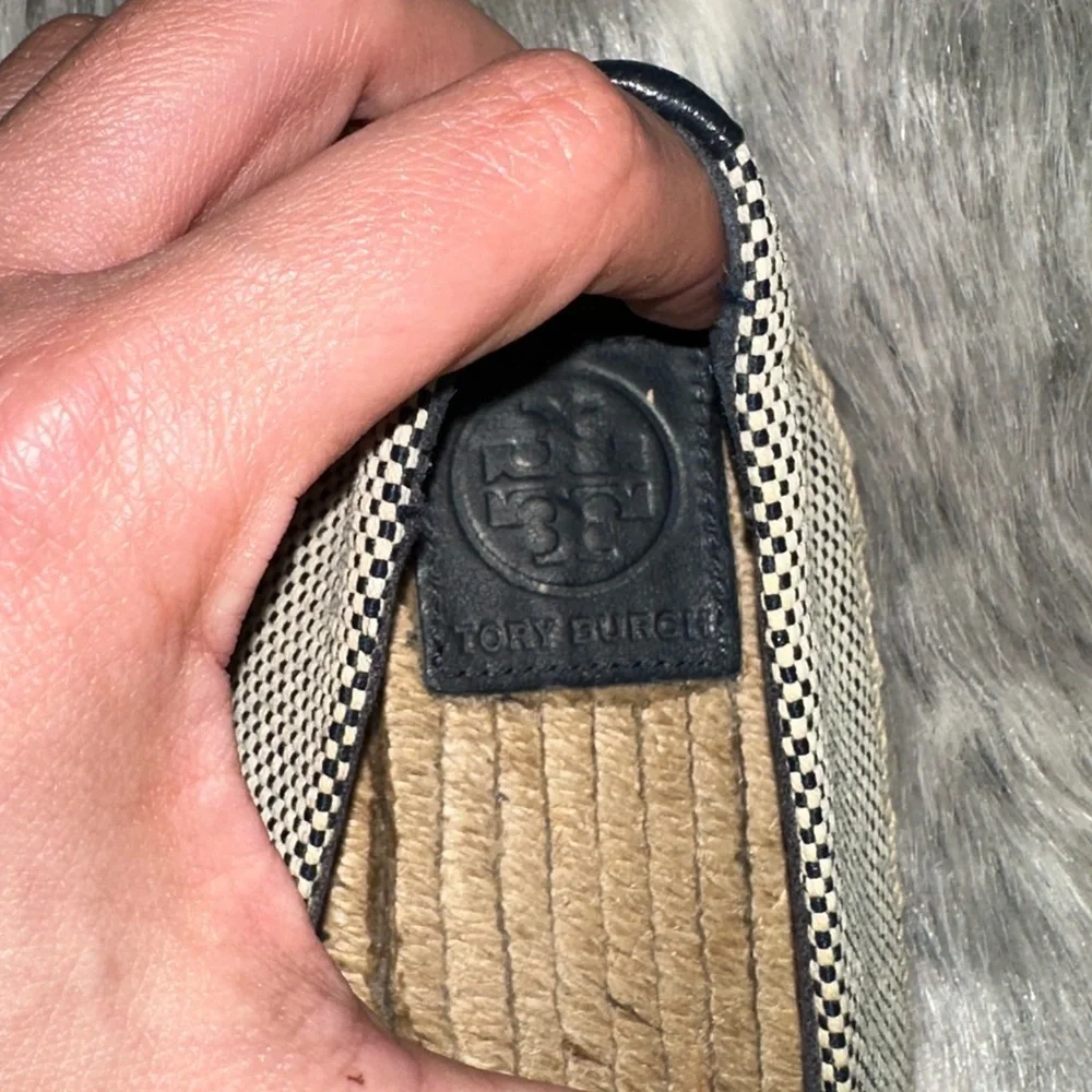 Tory Burch Size 7  Flat Espadrille slip on